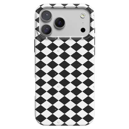 Salem's Hex | Black & White Checkered Case