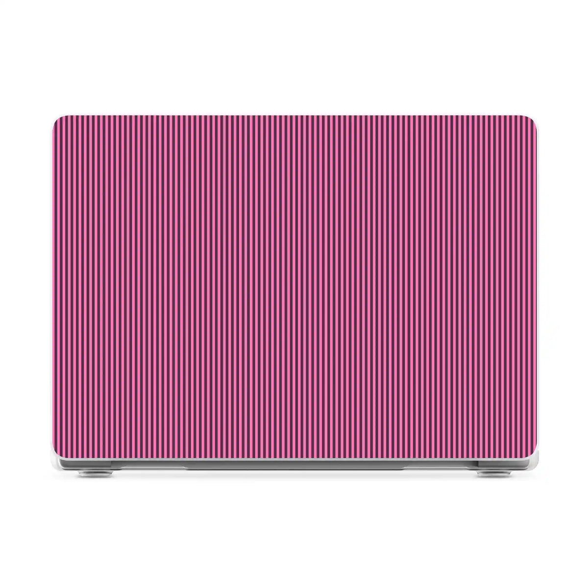 Stripes and the City | Pink & Purple Pinstripe Laptop Shell