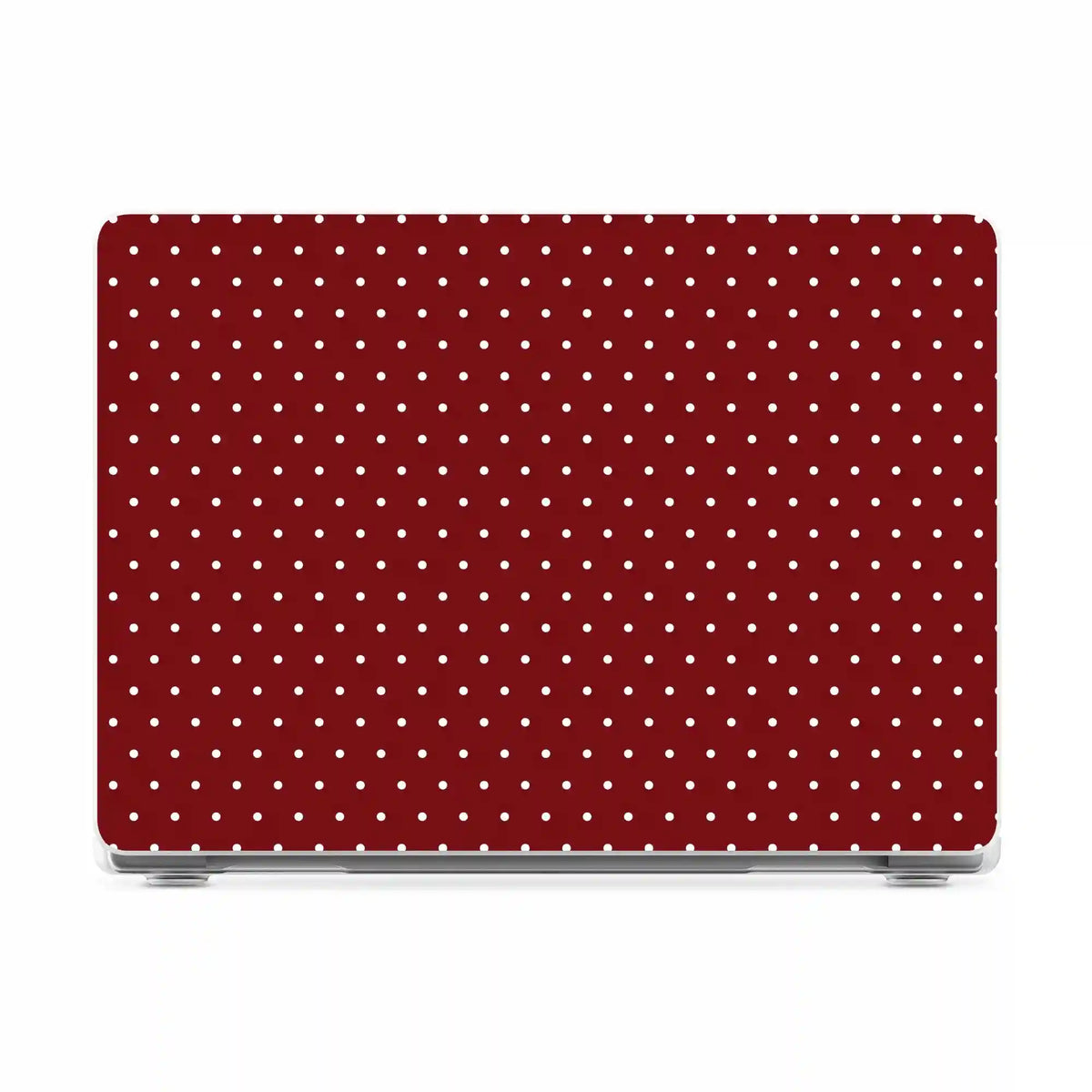 On the Dot | Maroon Polka Dot Laptop Shell