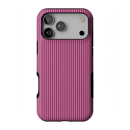 Stripes and the City | Pink & Purple Pinstripe Case