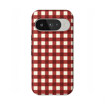 Checked Twice | Red Plaid Case