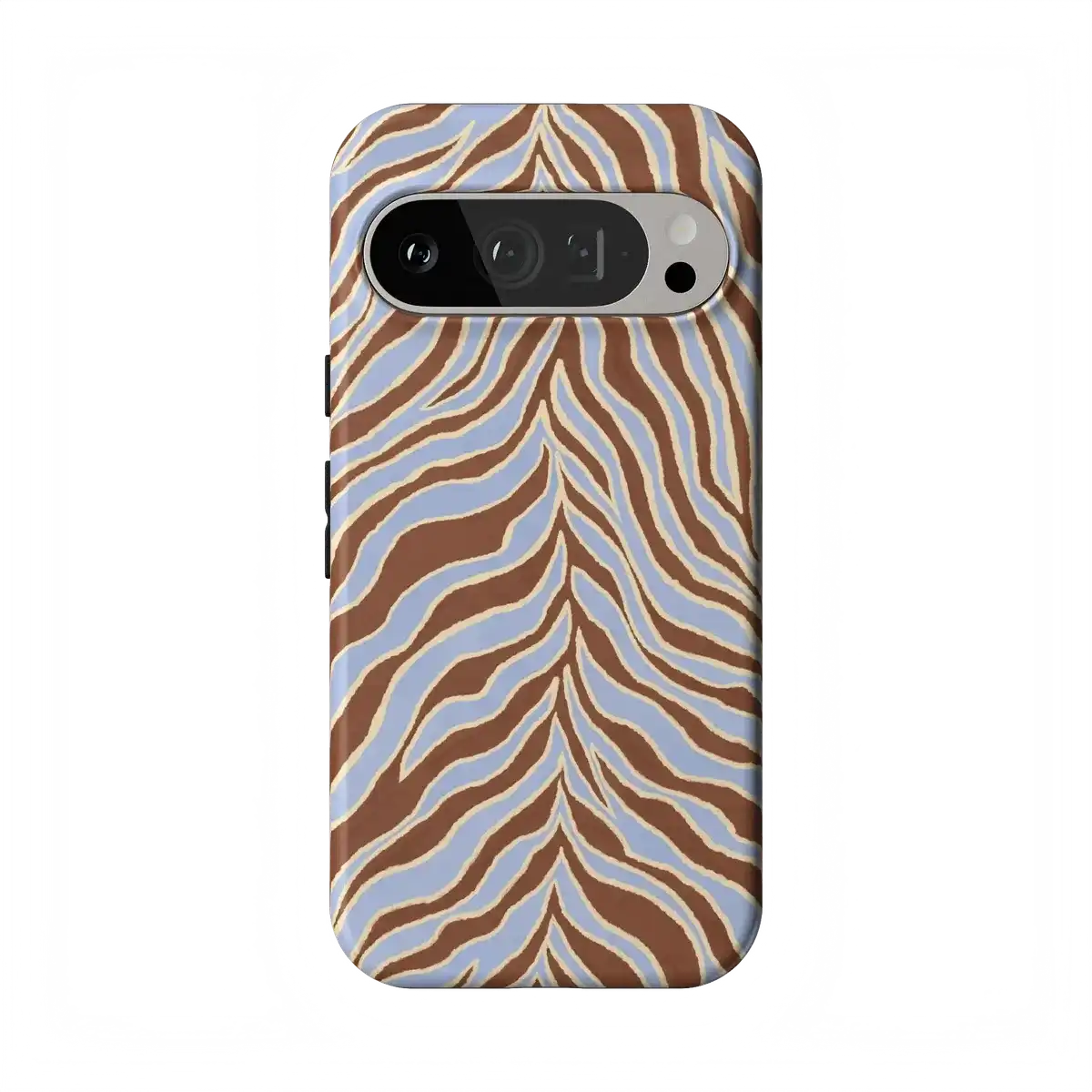 Untamed | Brown & Blue Zebra Case
