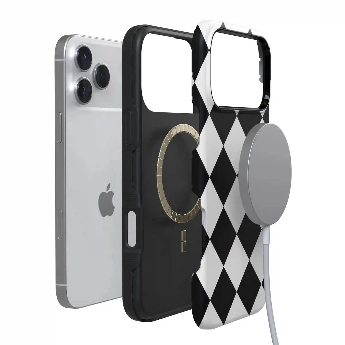 Black Checkerboard | High Contrast Design Case