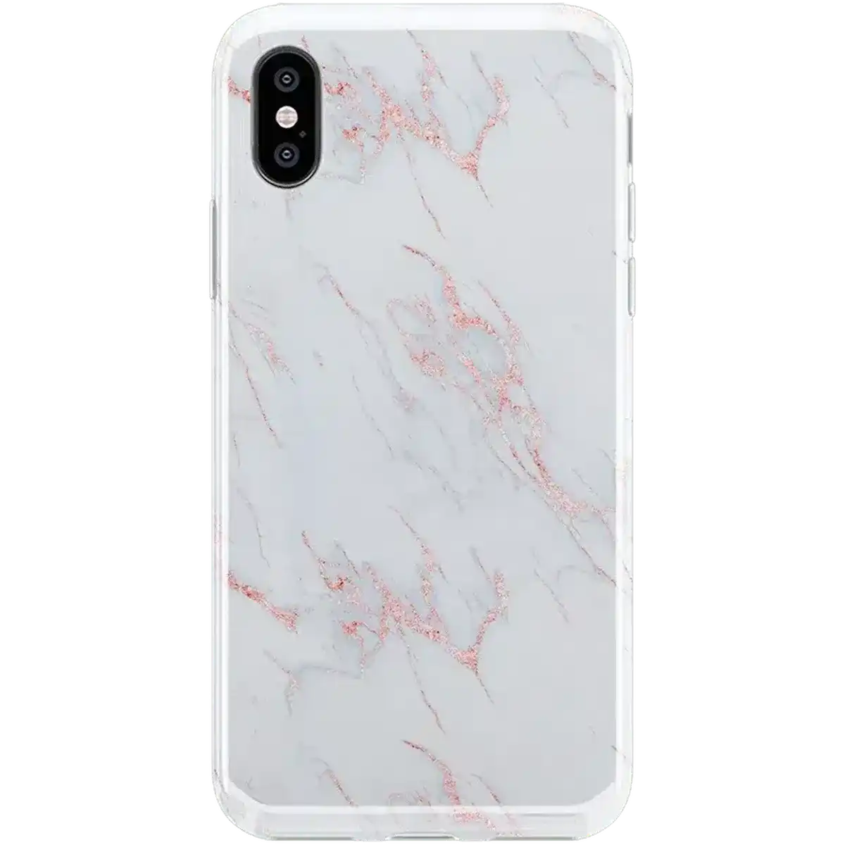 Subtle Blush | White and Pink Marble Case