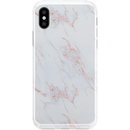Subtle Blush | White and Pink Marble Case