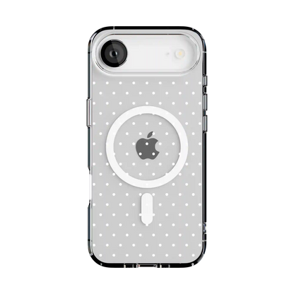 On the Dot | White Polka Dot Case