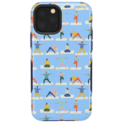 Go with the Flow | Light Blue Yoga Case