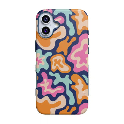 Midnight Color Splash | Abstract Retro Case