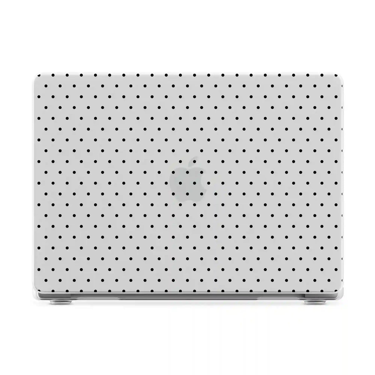 On the Dot | Black Polka Dot Laptop Shell