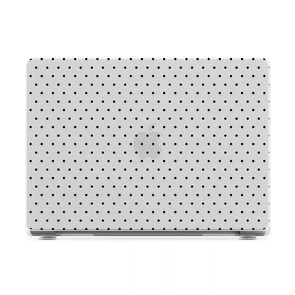 On the Dot | Black Polka Dot Laptop Shell