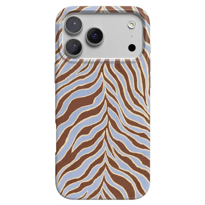 Untamed | Brown & Blue Zebra Case