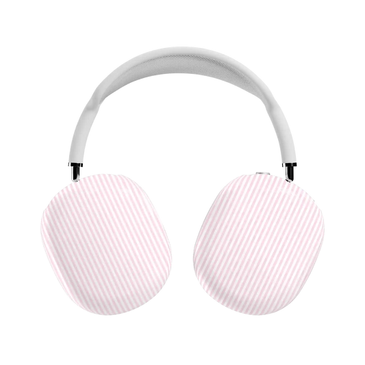 Stripes and the City | Light Pink Pinstripe AirPods Max Case