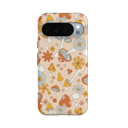 Mushroom Magic | Retro Floral Google Pixel Case