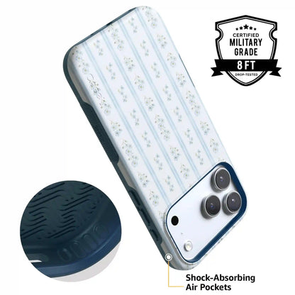 Cottage Stripe | Blue Floral Case