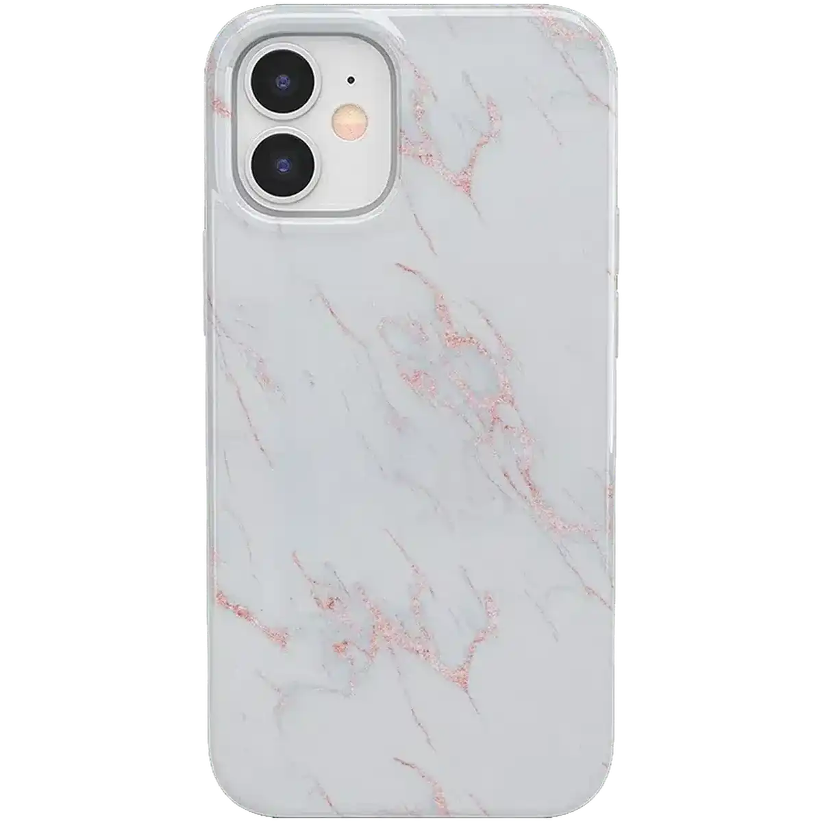 Subtle Blush | White and Pink Marble Case