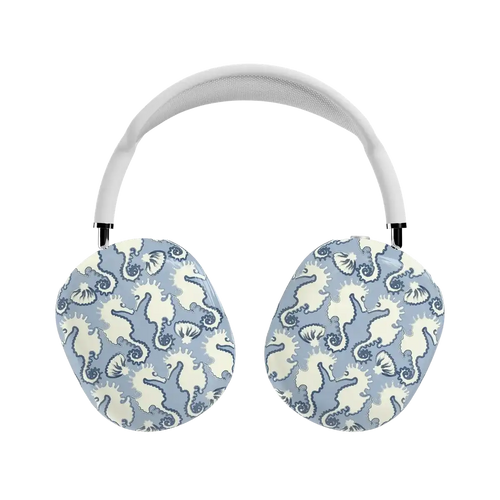 Seahorse Drift | Coastal Blues AirPods Max Case