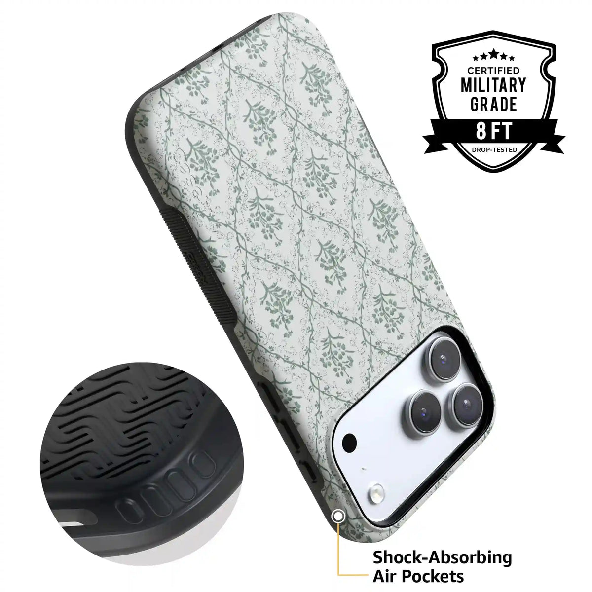 Sage Tapestry | Floral Vines Case