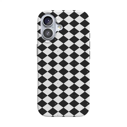 Salem's Hex | Black & White Checkered Case