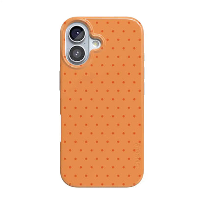 On the Dot | Orange Polka Dot Case