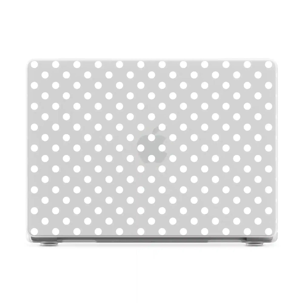 Spotted in SoHo | White Polka Dot Laptop Shell
