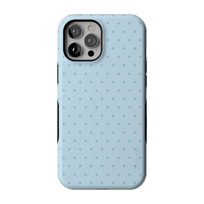 On the Dot | Blue Monochrome Polka Dot Case